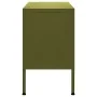 Olivgrüner TV-Schrank aus Stahl, 105 x 35 x 50 cm von vidaXL, TV-Möbel - Ref: Foro24-336225, Preis: 148,13 €, Rabatt: %