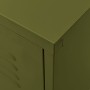 Olivgrüner TV-Schrank aus Stahl, 105 x 35 x 50 cm von vidaXL, TV-Möbel - Ref: Foro24-336225, Preis: 134,90 €, Rabatt: %