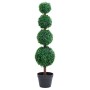 Kugelförmige künstliche Buchsbaumpflanze mit grünem Topf 90 cm von vidaXL, Künstliche Flora - Ref: Foro24-336512, Preis: 60,9...