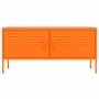 Orange steel TV cabinet 105x35x50 cm by vidaXL, TV Furniture - Ref: Foro24-336228, Price: 196,96 €, Discount: %