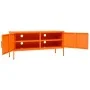 Orange steel TV cabinet 105x35x50 cm by vidaXL, TV Furniture - Ref: Foro24-336228, Price: 196,96 €, Discount: %