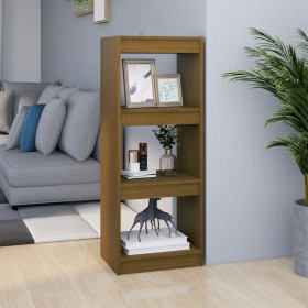 Regal/Raumteiler Kiefer massiv Honig 40x30x103,5cm von vidaXL, Bücherregale und Regale - Ref: Foro24-808141, Preis: 57,68 €, ...