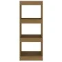 Solid pine honey-colored shelf/space divider 40x30x103.5cm by vidaXL, Bookcases and shelves - Ref: Foro24-808141, Price: 56,9...