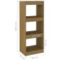 Solid pine honey-colored shelf/space divider 40x30x103.5cm by vidaXL, Bookcases and shelves - Ref: Foro24-808141, Price: 56,9...