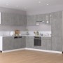 Armario colgante esquina madera de ingeniería gris hormigón de vidaXL, Armarios de cocina - Ref: Foro24-806394, Precio: 87,45...