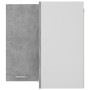 Armario colgante esquina madera de ingeniería gris hormigón de vidaXL, Armarios de cocina - Ref: Foro24-806394, Precio: 87,45...