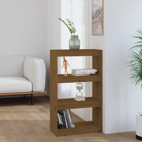Honey brown pine shelf/space divider 60x30x103.5 cm by vidaXL, Bookcases and shelves - Ref: Foro24-808166, Price: 60,72 €, Di...