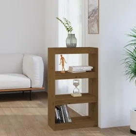 Honey brown pine shelf/space divider 60x30x103.5 cm by vidaXL, Bookcases and shelves - Ref: Foro24-808166, Price: 60,08 €, Di...