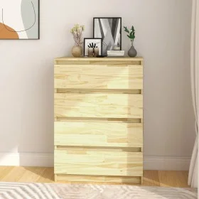 Beistellschrank aus massivem Kiefernholz 60x36x84 cm von vidaXL, Sideboards - Ref: Foro24-808103, Preis: 104,89 €, Rabatt: %