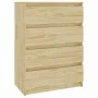 Mueble auxiliar madera maciza de pino 60x36x84 cm de vidaXL, Aparadores - Ref: Foro24-808103, Precio: 97,78 €, Descuento: %