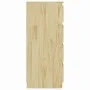 Mueble auxiliar madera maciza de pino 60x36x84 cm de vidaXL, Aparadores - Ref: Foro24-808103, Precio: 97,78 €, Descuento: %