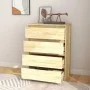Mueble auxiliar madera maciza de pino 60x36x84 cm de vidaXL, Aparadores - Ref: Foro24-808103, Precio: 97,78 €, Descuento: %