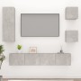 TV-Möbelset 5-teilig betongraues Sperrholz von vidaXL, TV-Möbel - Ref: Foro24-3114441, Preis: 170,89 €, Rabatt: %