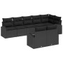 Conjunto de sofá de jardín 8 pcs 289 x 124 x 85 cm Poliratán