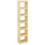 Regal/Raumteiler aus massivem Kiefernholz, 40 x 30 x 199 cm von vidaXL, Bücherregale und Regale - Ref: Foro24-808153, Preis: ...
