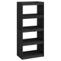 Regal/Raumteiler aus schwarzem Kiefernholz, 60 x 30 x 135,5 cm von vidaXL, Bücherregale und Regale - Ref: Foro24-808172, Prei...