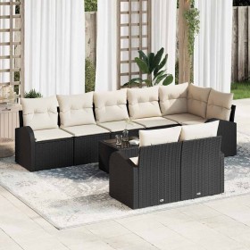 Conjunto de sofá de jardín 9 pcs 289 x 124 x 85 cm Poliratán