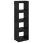 Black solid pine shelving/space divider 40x30x135.5 cm by vidaXL, Bookcases and shelves - Ref: Foro24-808147, Price: 47,84 €,...