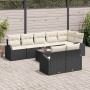 Conjunto de sofá de jardín 9 pcs 289 x 124 x 85 cm Poliratán