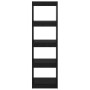 Black solid pine shelving/space divider 40x30x135.5 cm by vidaXL, Bookcases and shelves - Ref: Foro24-808147, Price: 47,84 €,...