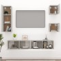 TV-Möbelset 5-teilig betongraues Sperrholz von vidaXL, TV-Möbel - Ref: Foro24-3114441, Preis: 170,89 €, Rabatt: %