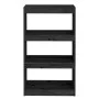 Regal/Raumteiler aus schwarzem Kiefernholz, 60 x 30 x 103,5 cm von vidaXL, Bücherregale und Regale - Ref: Foro24-808167, Prei...