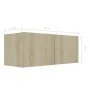 TV-Möbelset 8-teilig Sonoma-Eichensperrholz von vidaXL, TV-Möbel - Ref: Foro24-3079038, Preis: 278,61 €, Rabatt: %