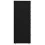 Black metal mobile filing cabinet 28x41x109 cm by vidaXL, Filing cabinets - Ref: Foro24-335922, Price: 127,80 €, Discount: %
