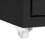 Armario archivador móvil metal negro 28x41x109 cm de vidaXL, Armarios archivadores - Ref: Foro24-335922, Precio: 164,39 €, De...