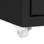 Black metal mobile filing cabinet 28x41x109 cm by vidaXL, Filing cabinets - Ref: Foro24-335922, Price: 127,80 €, Discount: %