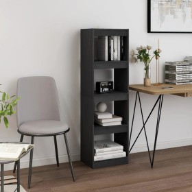 Shelving/space divider solid gray pine 40x30x135.5cm by vidaXL, Bookcases and shelves - Ref: Foro24-808145, Price: 47,84 €, D...
