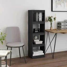 Shelving/space divider solid gray pine 40x30x135.5cm by vidaXL, Bookcases and shelves - Ref: Foro24-808145, Price: 47,84 €, D...