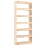 Regal/Raumteiler aus Kiefernholz 80x30x199,5 cm von vidaXL, Bücherregale und Regale - Ref: Foro24-808203, Preis: 141,22 €, Ra...