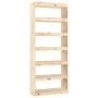 Regal/Raumteiler aus Kiefernholz 80x30x199,5 cm von vidaXL, Bücherregale und Regale - Ref: Foro24-808203, Preis: 141,22 €, Ra...