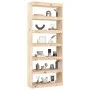 Regal/Raumteiler aus Kiefernholz 80x30x199,5 cm von vidaXL, Bücherregale und Regale - Ref: Foro24-808203, Preis: 141,22 €, Ra...