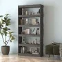 Gray pine wood shelving/space divider 80x30x167.4 cm by vidaXL, Bookcases and shelves - Ref: Foro24-808200, Price: 80,66 €, D...