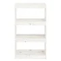 Regal/Raumteiler aus weißem Kiefernholz, 60 x 30 x 103,5 cm von vidaXL, Bücherregale und Regale - Ref: Foro24-808164, Preis: ...