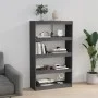 Shelf / space divider in gray pine wood 80x30x135.5 cm by vidaXL, Bookcases and shelves - Ref: Foro24-808195, Price: 61,53 €,...