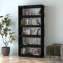 Black pine wood shelving/space divider 80x30x167.4 cm by vidaXL, Bookcases and shelves - Ref: Foro24-808202, Price: 107,96 €,...