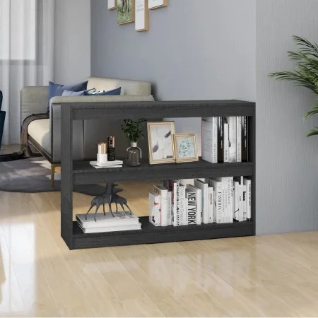 Gray pine wood shelving/space divider 100x30x71.5 cm by vidaXL, Bookcases and shelves - Ref: Foro24-808210, Price: 50,46 €, D...
