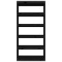 Black pine wood shelving/space divider 80x30x167.4 cm by vidaXL, Bookcases and shelves - Ref: Foro24-808202, Price: 107,96 €,...
