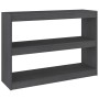 Gray pine wood shelving/space divider 100x30x71.5 cm by vidaXL, Bookcases and shelves - Ref: Foro24-808210, Price: 50,98 €, D...