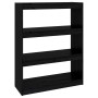 Regal/Raumteiler aus schwarzem Kiefernholz, 80 x 30 x 103,5 cm von vidaXL, Bücherregale und Regale - Ref: Foro24-808192, Prei...