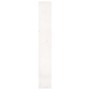 Estantería/divisor espacios madera pino blanco 80x30x199,5 cm