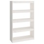 White pine wood shelf/space divider 80x30x135.5cm by vidaXL, Bookcases and shelves - Ref: Foro24-808194, Price: 88,21 €, Disc...