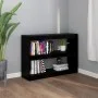 Regal/Raumteiler aus schwarzem Kiefernholz, 100 x 30 x 71,5 cm von vidaXL, Bücherregale und Regale - Ref: Foro24-808212, Prei...