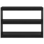 Black pine wood shelving/space divider 100x30x71.5 cm by vidaXL, Bookcases and shelves - Ref: Foro24-808212, Price: 103,16 €,...