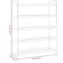 Schuhschrank aus braunem Sperrholz 65x24x81 cm von vidaXL, Schuhregale und Schuhorganisatoren - Ref: Foro24-327346, Preis: 26...