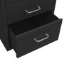 Black metal mobile filing cabinet 28x41x69 cm by vidaXL, Filing cabinets - Ref: Foro24-335918, Price: 79,91 €, Discount: %