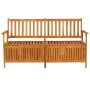 Aufbewahrungsbank aus massivem Akazienholz, 148 cm von vidaXL, Gartenbänke - Ref: Foro24-316743, Preis: 198,69 €, Rabatt: %